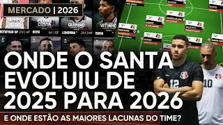 ONDE O SANTA CRUZ EVOLUIU DE 2025 PARA 2026 E QUAIS SÃO AS MAIORES LACUNAS DO TIME?