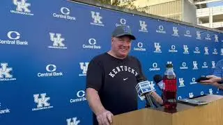 Kentucky Wildcats HC Mark Stoops - Sept. 17 Practice 