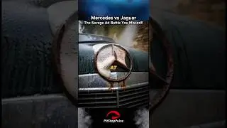 Mercedes Vs Jaguar. The Savage Ad Battle! #shorts