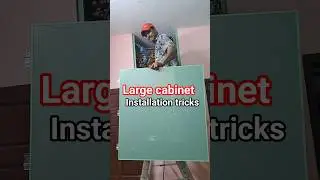 how to make a large cabinet door #youtubeshorts #cabinet #works