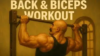BIG BACK & BICEPS WORKOUT at home or gym (Art of Strength series)