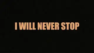 Cxsar - &ldquo;I WILL NEVER STOP&rdquo; (PRODBYBRADLEYMTO) (Official Lyric Video)