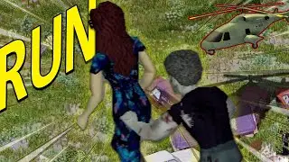 I injured my leg and the helicopter and CDDA zombies are after me - can I survive?