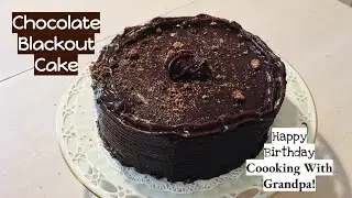 Шоколадный торт &laquo;Блэкаут&raquo; &mdash; готовим с дедушкой