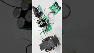 sesoto 35 Ampere rectifier board with auxiliary supplies 5V, 12V, 12-0-12V..4 x 10000uF/ 100V caps