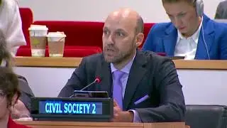 Dr Antonis Kousoulis delivers GMHAN statement at the High-Level Meeting on NCDs and Mental Health