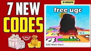 Hurry Up⚠️UPDATE NEW! ROBLOX UGC Match Race CODES 2025!! | BE QUICKLY | PART 200