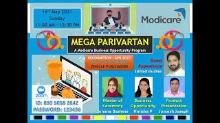Mega Parivartan- Modicare Business Opportunity Meet on 16th May 2021