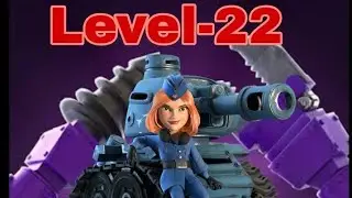 #Boom beach#mega crab attack only with tank stage 22