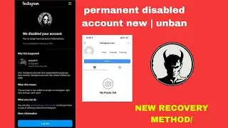 How to recover instagram permanently disabled account | Perma Unban Method 🚫 #instagram #viral