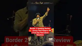 Border 2 Opening Review | Sunny Deol Army Power 💪 | Goosebumps Movie #trending #shorts #border2