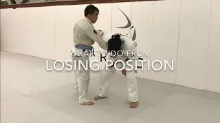 Judo strategy:  What to do in losing position RvR