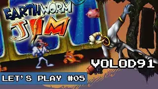 Let's play #05 от volod91 - Earthworm Jim [SMD/Genesis]