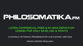 Philosomatika Psytrance Mix 04-28-2017