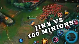 JINX FULL BUILD SENDO SOLADA POR 100 MINIONS