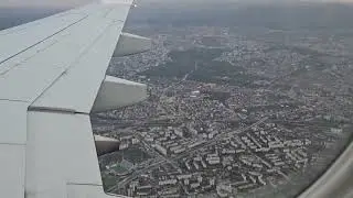 София от високо - кацане на летище София [] Sofia from up high - landing at Sofia Airport