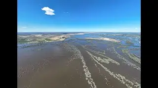 Murray River Floods - 7th Jan 2023, Banrock Station Winery (near Kingston on Murray)