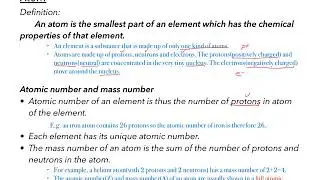 Ch.3 Microscopic World - Element/Atom/Isotopes/Relative Isotopic/Atomic Mass/Octet/Duplet/Noble Gas