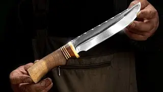 A handmade knife of a real master of his craft! Creating a hunting knife