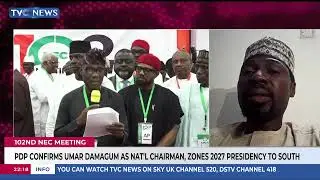 PDP Confirms Umar Damagum As National Chairman, Zones 2027 Presidency To South