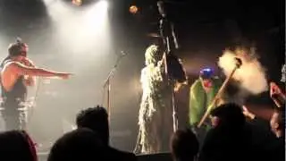 Otto Von Schirach Live w Bananna Sloth Alligator jesus Zombie Dre  LA in 4 16 2012 echoplex part 1