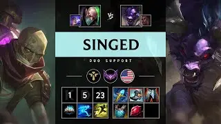 Singed Support vs Alistar - NA Master Patch 25.20