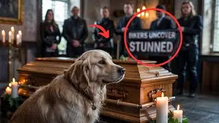 Loyal Dog Refuses to Leave Girl&rsquo;s Coffin&mdash;What Bikers Uncover Leaves Them Stunned!