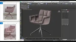 3D MODELING NICOLAS CHARDONNE DINING CHAIR