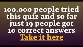 Knowledge Quiz For Everyone