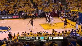 Mo Speights missed dunk (Gm 2, 2015 Finals)