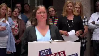Keep Texas Open for Business News Conference at the Austin Capitol