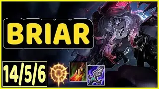BRIAR VS EKKO - 14/5/6 KDA JUNGLE GAMEPLAY