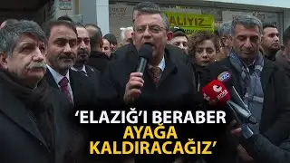Özgür Özel, Elazığ'da seslendi: Elazığlıların yüzünü güldürüp rahat ettireceğiz. Ayağa kaldıracağız!