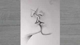 How to draw a lips kiss | Easy step by step Drawing | Lips Drawing