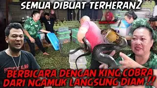 TERNYATA KING COBRA BISA BERKOMUNIKASI DENGAN SUARA !! MBAK LIDYA BANTU MENENANGKAN ULAR GANAS INI..