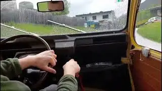 Citroen 2CV ELECTRIC driving uphill (EV Conversion)