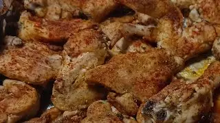 Ужин из запеченной с чесноком курицы (#онидлянейактивирован)
