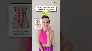 5 Exercises Post Pregnancy WORKOUT ROUTINE (Advanced)