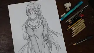 DRAWING | Nakiri Erina From Shokugeki No Souma [Food War] |Q Shah Art