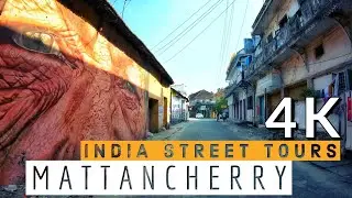 Driving through the Mattancherry streets on a holiday | 4K Tour in Kerala, India