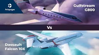 Gulfstream G800 против Falcon 10X: состязание роскошных самолетов