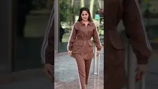 New tracksuit women's Color Royal brown style 2024 @marrycolection