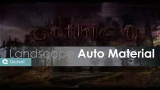 работа с Landscape Auto materials и quixel Bridge