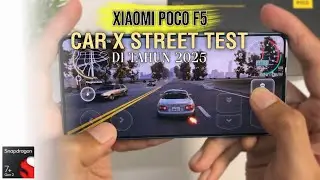 Poco F5 Snapdragon 7+ Gen 2 CarX Street Gaming Test in 2025