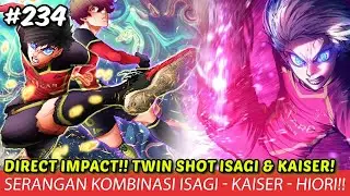 BLUE LOCK EPISODE REVIEW 234 - KOMBINASI ISAGI DAN KAISER!! TENDANGAN TWIN SHOT DIRECT IMPACT!!