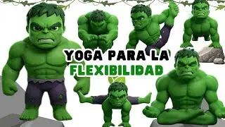 Yoga para la Flexibilidad | Yoga con Hulk Verde | Yoga para Ni&ntilde;os | Estiramientos S&uacute;per Poderosos!