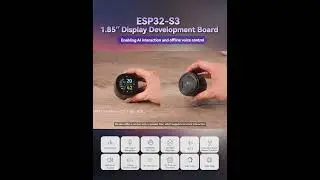 ESP32-S3 1.85inch Round LCD Development Board， AI Speech, Smart Speaker Box, ESP32 With Display