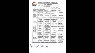 Jkbose class 11th datesheet private 2025 #jkbose