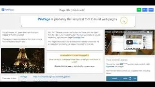 PinPage - Very Simple Web Page Builder