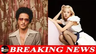 Blackpink&rsquo;s Ros&eacute; Gives Bruno Mars His Flowers During A Recent Billboard Interview